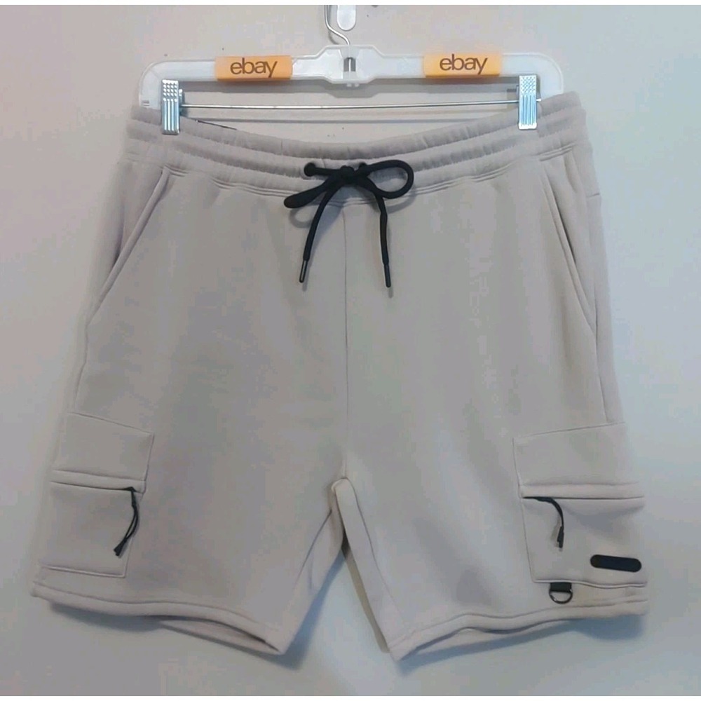 Athletex Performance Sports Men Tan Casual Pockets Sweat Shorts Size Xl